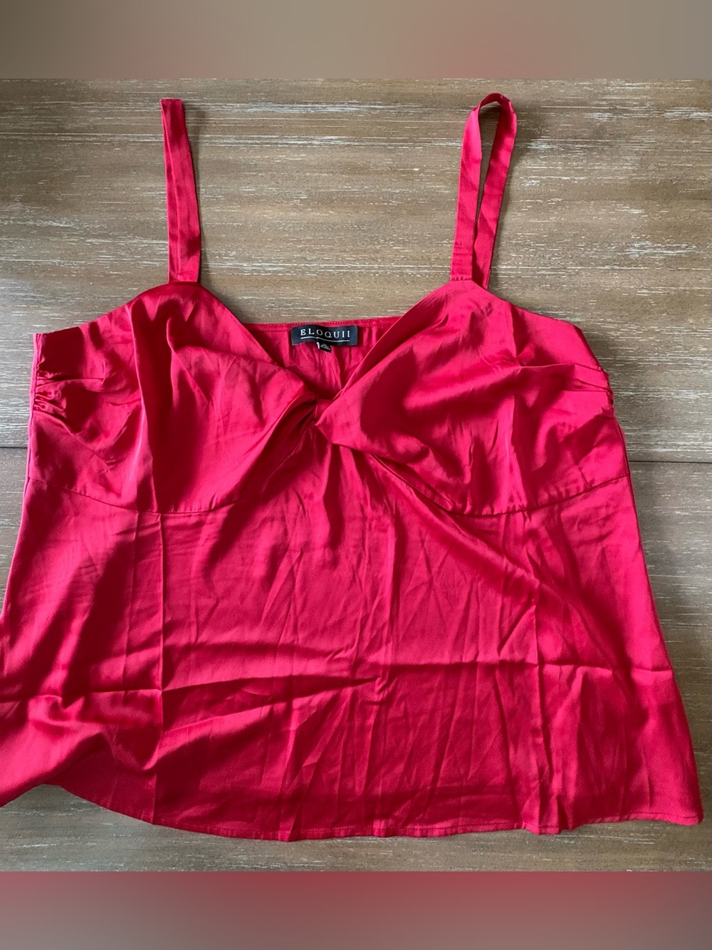 Eloquii Satin Camisole Tank Top